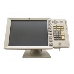 Monitor 15 inch Touchscreen, NCR 5954 Dynakey + Cititor de carduri, White, Grad B