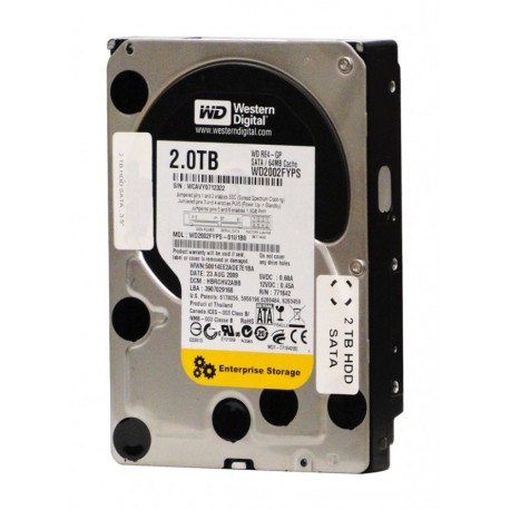 Hard Disk calculator, Western Digital 2 TB SATA II, 64 MB Cache, 7200 rpm