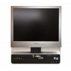 ALL in ONE Viglen Omnino 4, Intel Core i3 530 2.93 GHz, 2 GB DDR3, 250 GB HDD SATA, DVDRW, Monitor Belinea 17 inch, Black &