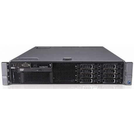 Server DELL PowerEdge R710, Rackabil 2U, 2 Procesoare Intel Six Core Xeon X5675 3.07 GHz, 48 GB DDR3 ECC Reg, 4 x 1 TB HDD SATA